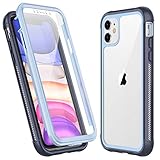 Temdan iPhone 11 Case,Full Body Built in Screen Protector Multi-Directional Bumper Case Support...