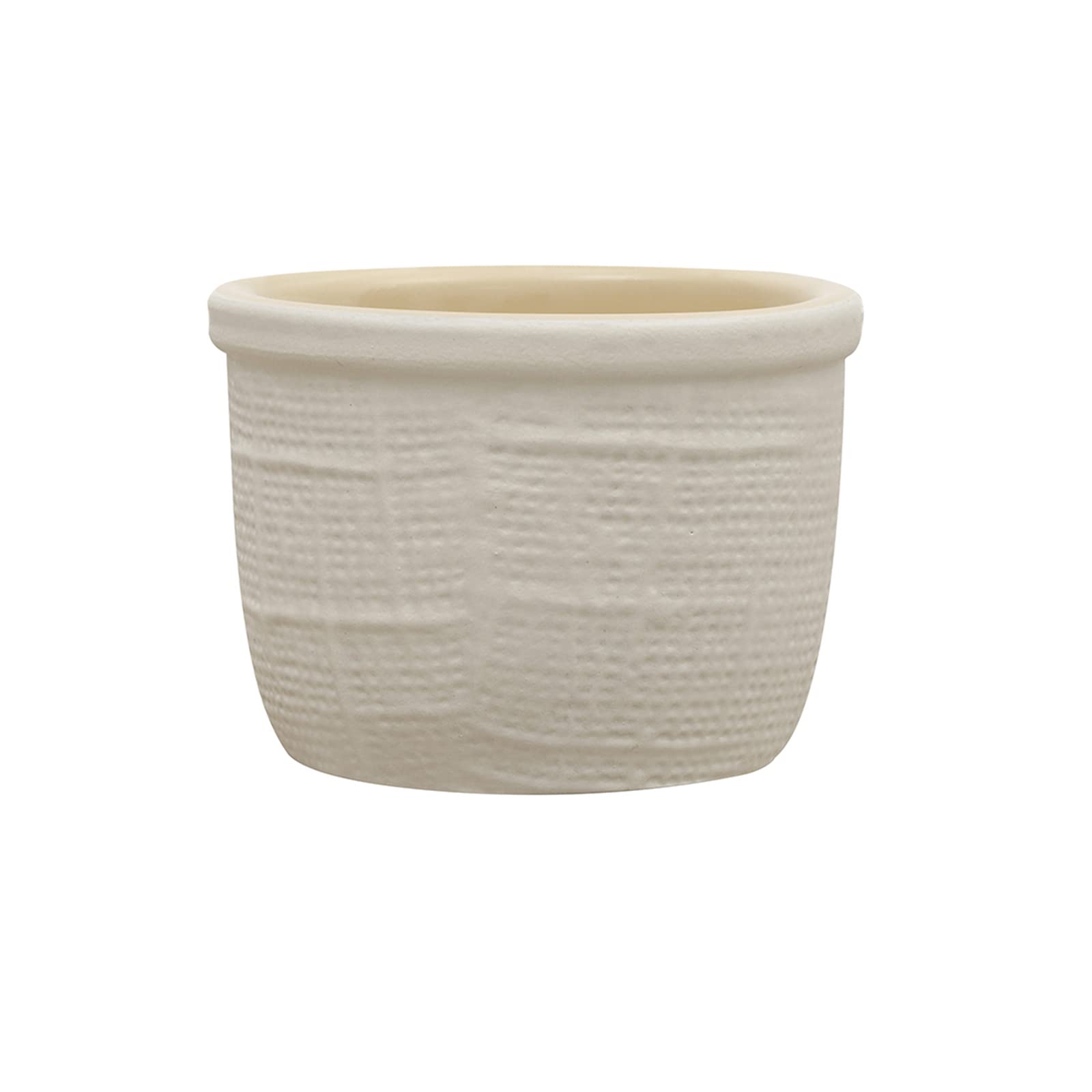 Ellementry Butter Up Ceramic Ramekin Bowl Set of 1, 200ml Souffle Dishes for Baking, Creme Brulee, Puddings, Cupcakes, Muffins, Custards & Dips, Oven, Microwave & Dishwasher Safe, Beige 1