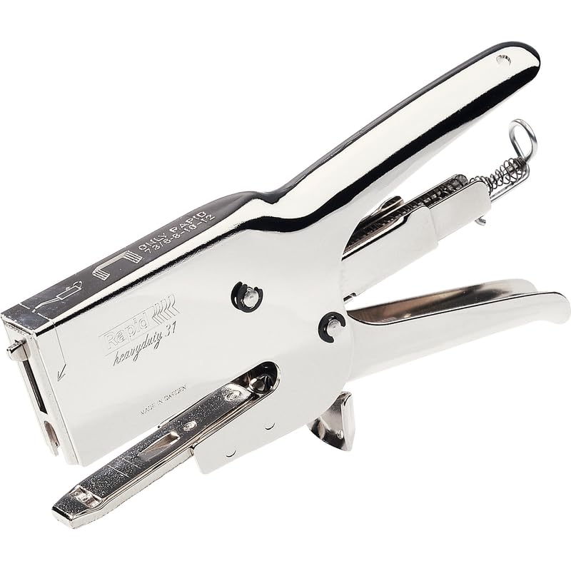 Rapid 000000000334188100 - Pinza per cucitrice ad alta potenza Classic HD 31, colore: Argento