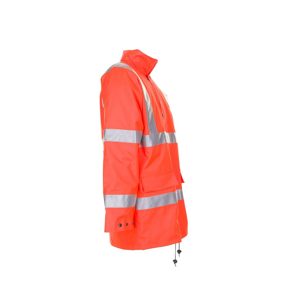 Planam Parka "Ochrona ostrzegawcza" rozmiar S w kolorze pomarańczowym Uniseks Ochrona ostrzegawcza (1 w zestawie)