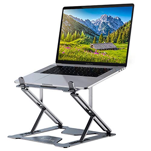 Laptop Stand, Ergonomic Adjustable Computer Stand with Heat-Vent to Elevate Laptop Portable Laptop Riser Compatible with Mac, Notebook, Lenovo, HP, Dell More11-17.3 Laptops