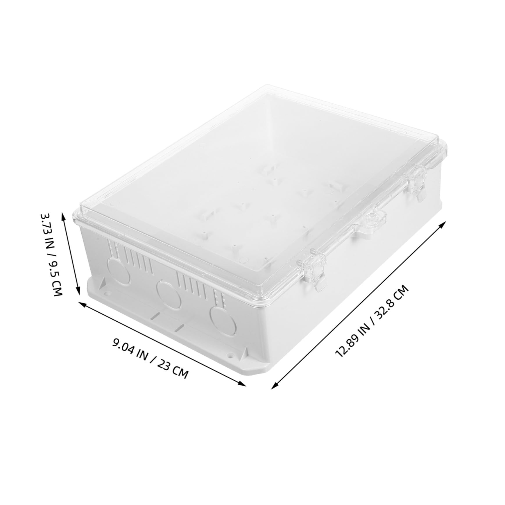 Plastica Scatola di Giunzione Elettrica Coperchio Trasparente