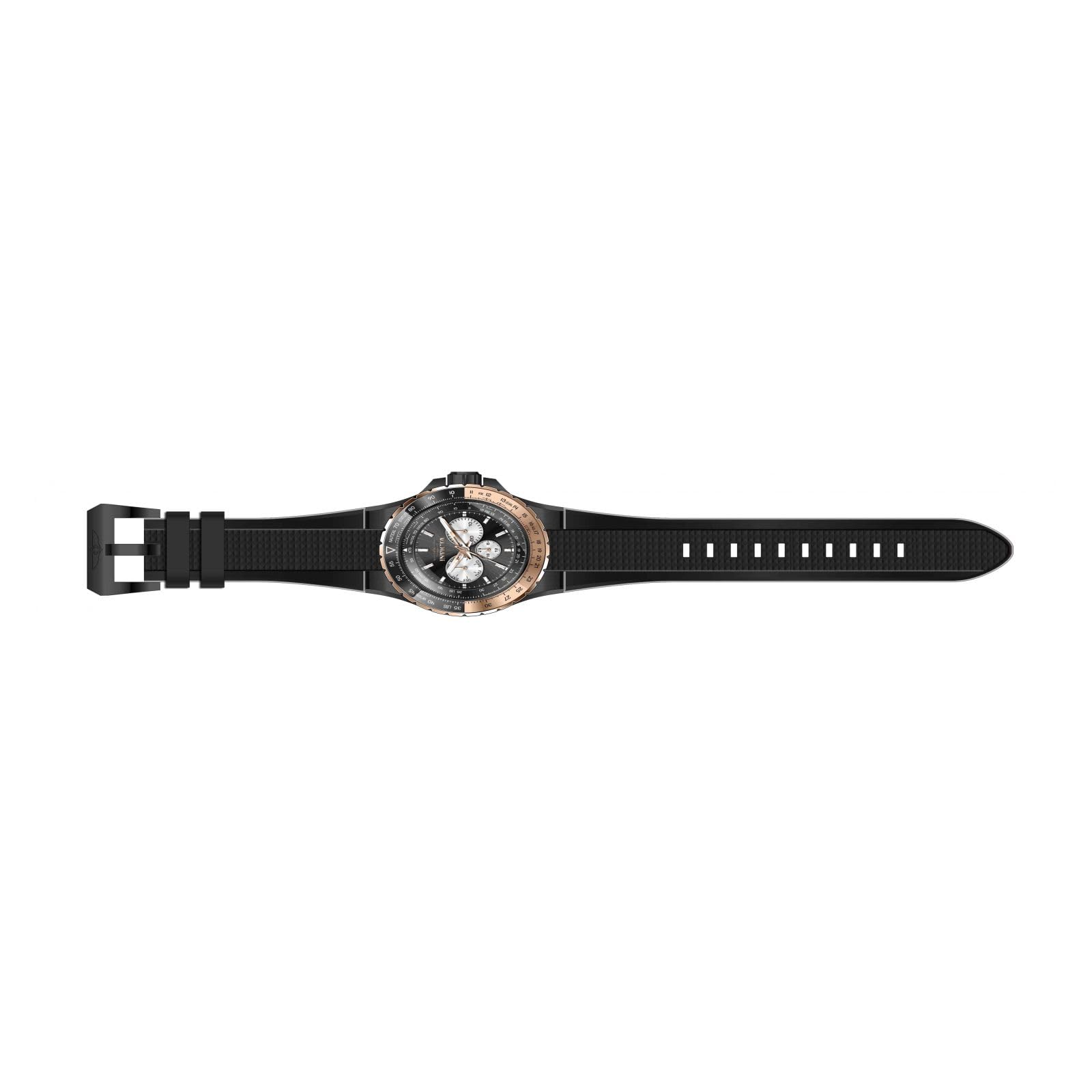 Invicta Aviator - Reloj de hombre de acero inoxidable con movimiento de cuarzo - 50 mm