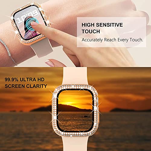 WINGLE Compatible with Apple Watch Screen Protector 40mm SE 3 2 1/ Series 6 5 4 - Image 4