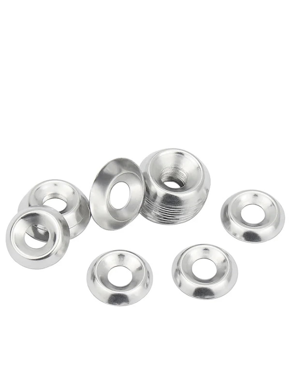 200 Uds M3 M4 M5 M6 Arandelas avellanadas Cono Convexo de Acero Inoxidable 304