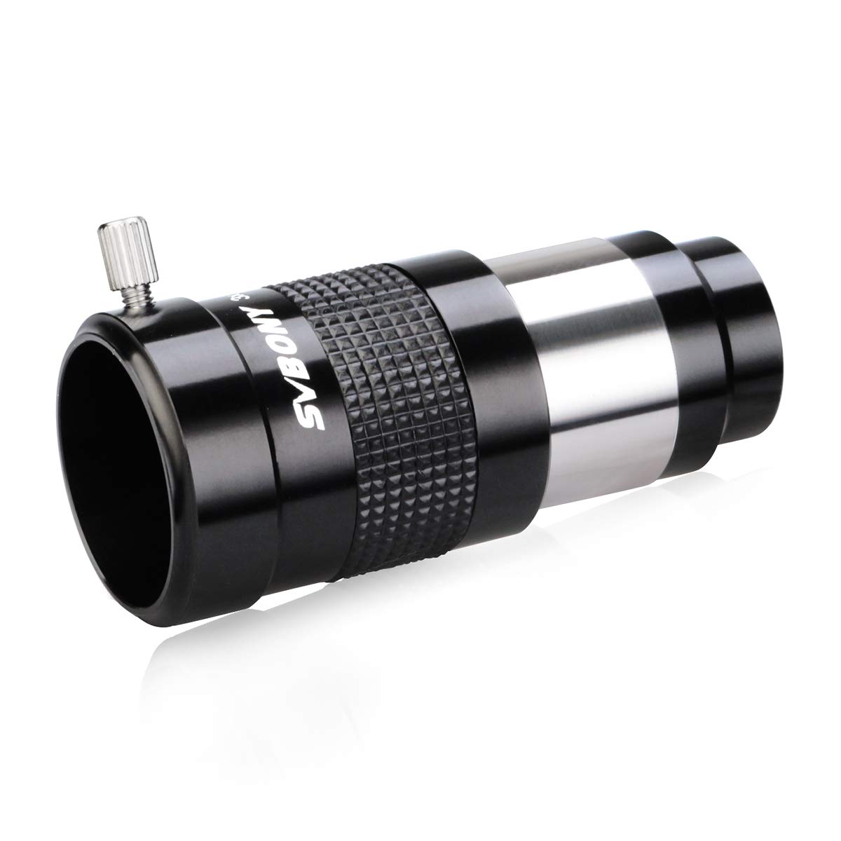 Svbony Barlow Lentille, 3X Barlow 1,25 Pouces Lentille de Télescope en Métal Compact Entièrement Multicouche Double Grossissement Accessoires Astronomiques pour l'Observation Planétaire de la Lune