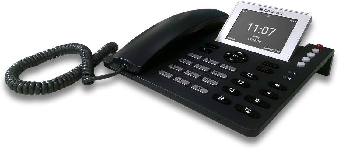 COCOMM Téléphone Mobile Fixe F740 – Téléphone Mobile Fixe avec 4G LTE et HD Voice