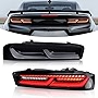 Gubebaili LED Tail Lights Taillight Assembly Pair for 2016-2018 Chevrolet Camaro, Rear Tail Lamp Including Running+Brake+Reverse+Turning Light, Smoke Lens
