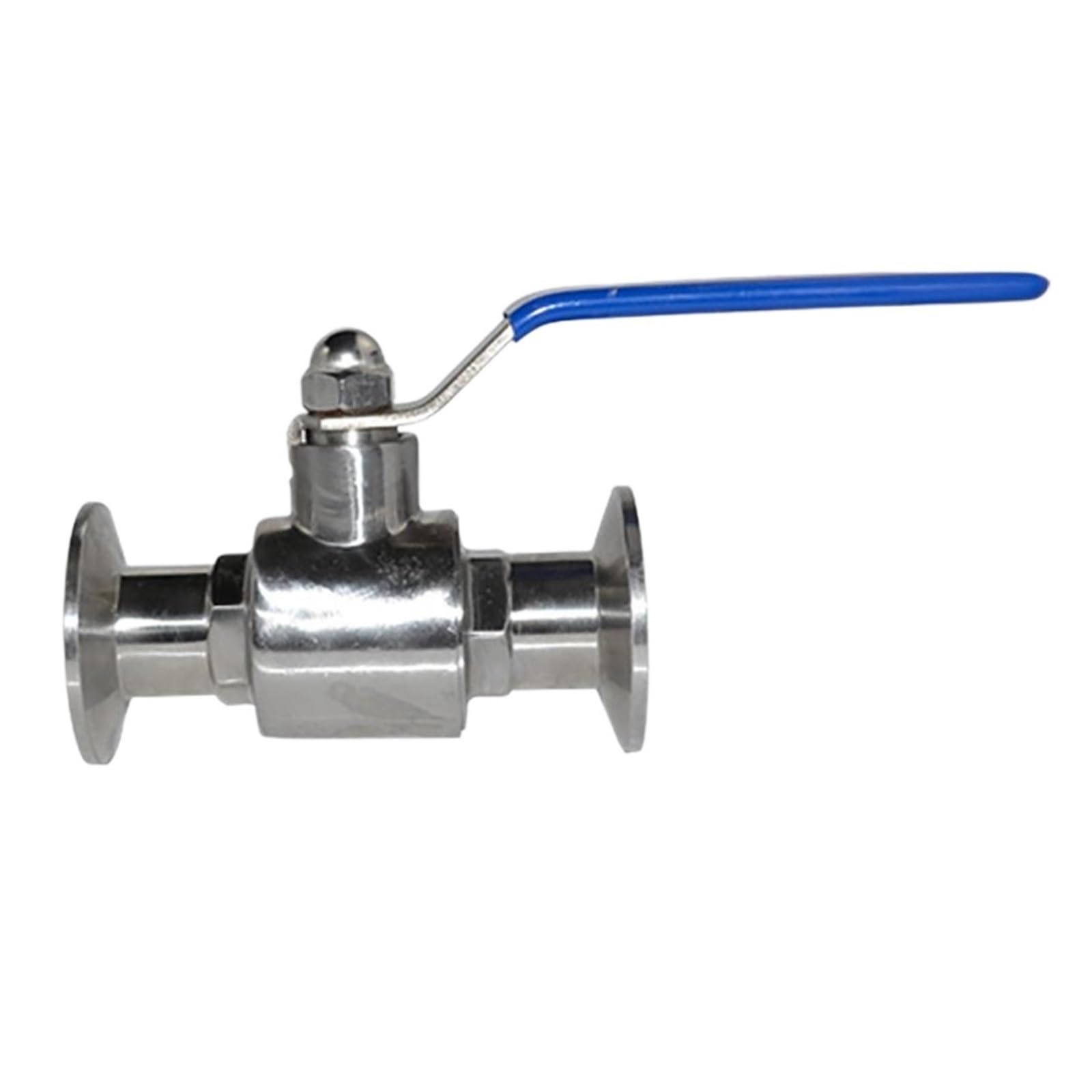 Válvula de Bola Tri Abrazadera De Válvula De Bola De Puerto Completo, Virola, Acero Inoxidable For Agua, Aceite, Aire, Gas(76mm)