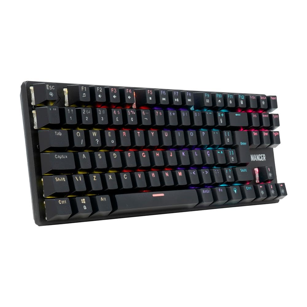 Teclado Mecânico Gamer Mancer Shade MK2 | Rainbow | Switch Huano