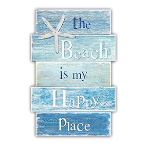 MODE HOME Coastal Wall Decor for Home, Beach Wall Art Wooden Hanging Sign with Starfish Element, Perfect Beach Themed Room Decor and Ocean Decor for Bathroom Bedroom Coastal Living Spaces 11.5" x 17" MODE HOME Coastal Wall Decor for Home Beach Wall Art Wooden Hanging Sign with Starfish Element Perfect Beach Themed Room Decor and Ocean Decor for Bathroom Bedroom Coastal Living Spaces 115 x 17