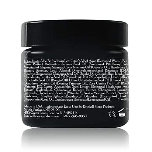 Brickell Men's Revitalizing Anti-Aging Cream For Men, Natural And Organic Anti Wrinkle Night Face Cream To Reduce Fine Lines And Wrinkles, 2 Ounce, Scented #TOP5