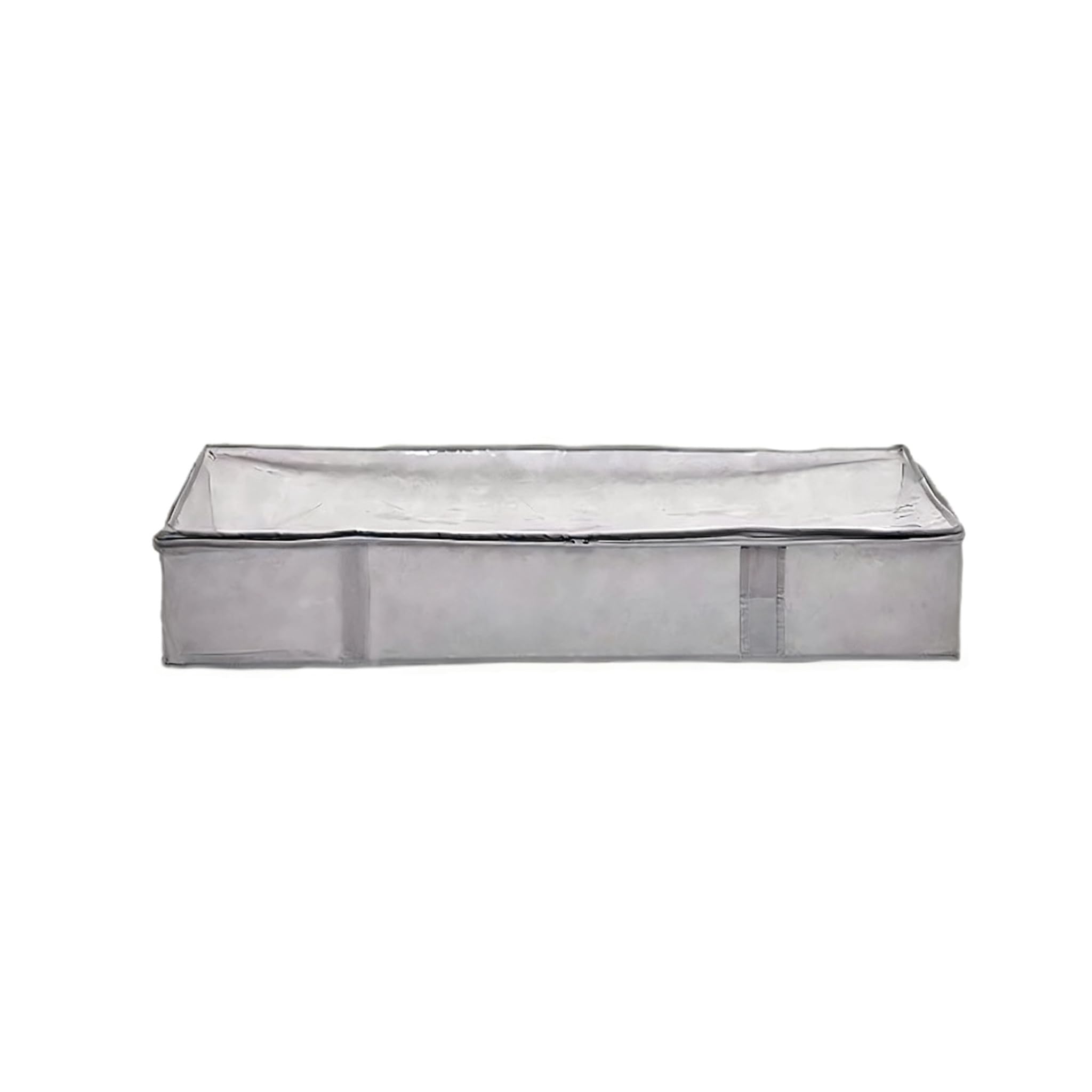 TWISAXC Large Capacity Under Bed Storage Containers For Efficient Shoe Storage Under Bed And Bedroom Organization Blankets, 75L light gray bottom