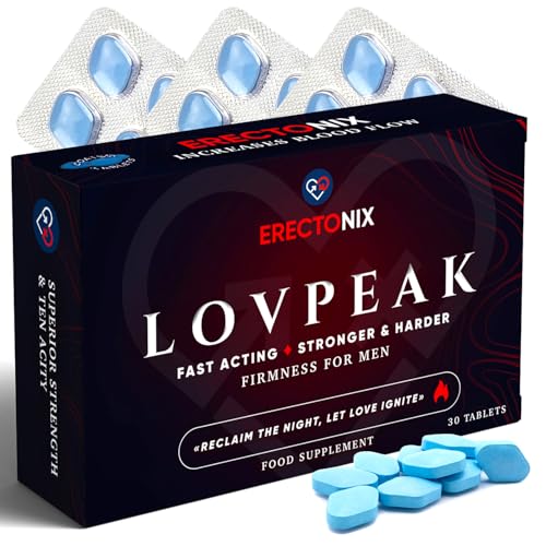 Erectonix 30 Lovpeak Tablets Advanced Formula for Strength Stamina & Energy Fast-Absorbing Tablets for Support Easy-to-Take & Convenient