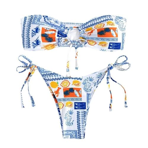 Bikini sans bretelles chic pour bronzer à la plage cet été