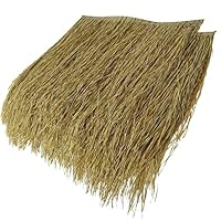 JCPSH Feuerfeste Künstlicher Palmdach Paneele Grasdach,PE Keine Fäulnis Und Keine Wartung,for Tiki Bar Garten Hawaii Strandschir Mstrandschirm Holzhaus(Size:30pcs,Color:Gewöhnliches Gelb)