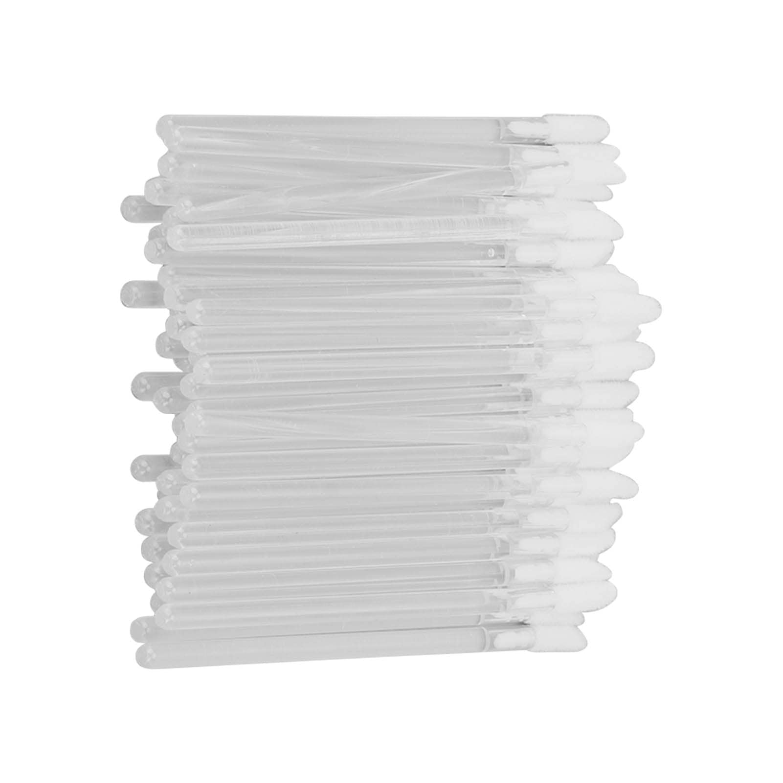 Lip Gloss Applicator, 100 Pieces Professional Lipstick Applicator Soft Fiber Head for Travel Home