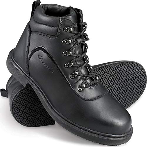 7130-7.5M Men Zipper Work Boot,Steel Toe,7.5M,PR