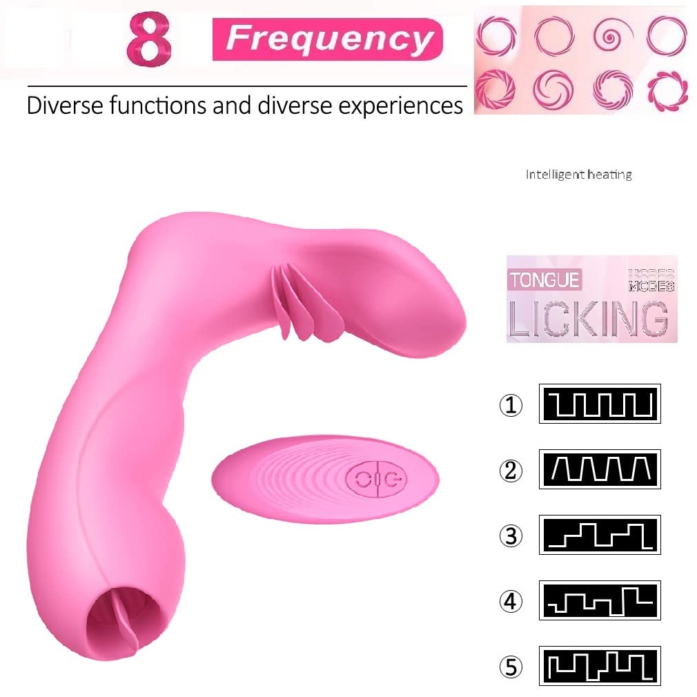 Vibromasseur Triple Stimulation En Silicone - Télécommande - USB - Rose - Marque Melo