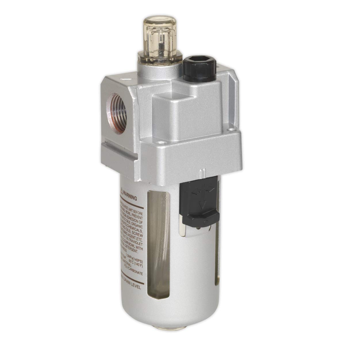 Sealey Air Lubricator With Protection Bowl Cage 3/8"" BSP 145PSI SA2001/L