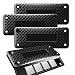 DD Gun Magnet Mount, HQ Rubber Coated 37lbs Rated, Magnetic Gun Holster for Vehicle and Indoor, Concealed for Handguns,Airguns,Rifle and Pistol in Car,Wall Bedside and Office (4 Pack)