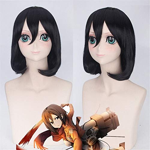 Amazon.co.jp: アニメ進撃の巨人ミカサコスプレウィッグハロウィン