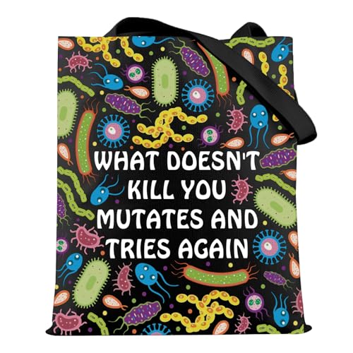 Sac à bandoulière biologie humour geek sacoche noire étudiante