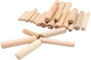 Assorted Size Wooden Dowels Pins for Furniture Woodwork