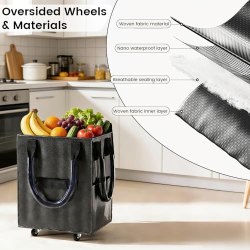 Dexmary Rolling Tote Bag