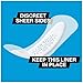 U by Kotex Barely There Liners, Light Absorbency, Unscented