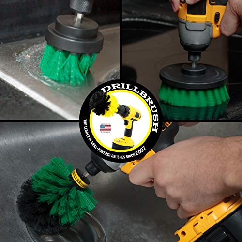image for Drill Brush Power Scrubber by Useful Products Drillbrush Green Kitchen