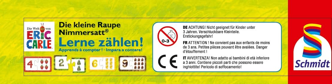 Die kleine Raupe Nimmersatt - Lerne zählen!