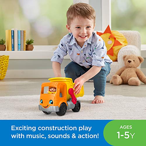 Fisher-Price Little People Work Together Dump Truck Musical Toddler Toy GKR56 – Bild 3