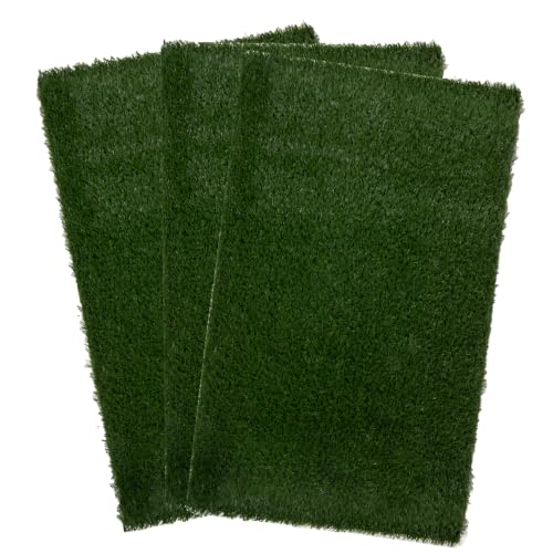 Image of PETMAKER Artificial Grass Pee Pads for Dogs, 3 Pack, 50.5 inch x 33 inch