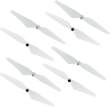 FLYPIG 4 Pairs 9450 Self Tightening Drone Propeller CW/CCW Propellers for DJI Phantom 3 Professional, Advanced, Standard, Phantom 2/2 Vision+/3/FC40/E300 Drone Propeller Blades for DJI Accessories