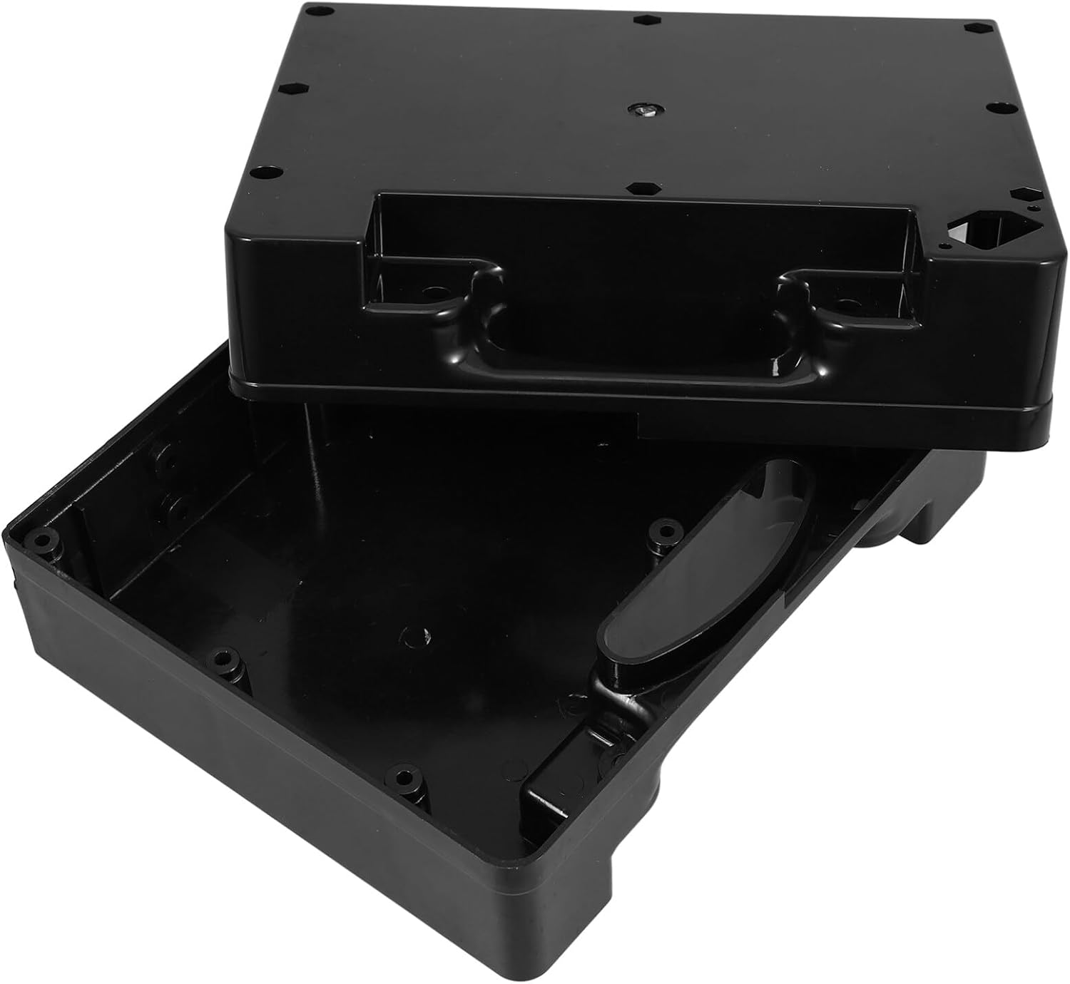 Ipetboom 1piece Electric Wheelchair Battery Box Carrier Case for Two Batteries Lightweight Design for and Storage Compatible Electric Wheelchairs