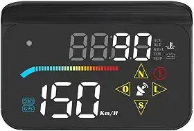HUD Head Up Display Velocímetro Digital Computador de Bordo OBD2 para Carro Universal