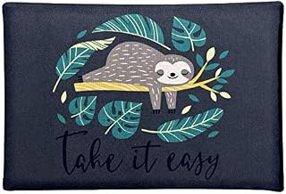 Aminata Balance Rapeseed Pillow Sloth for Women as a Gift Idea 20 x 30 cm Cotton Cover Grain Cushion Heat Pillow Animal