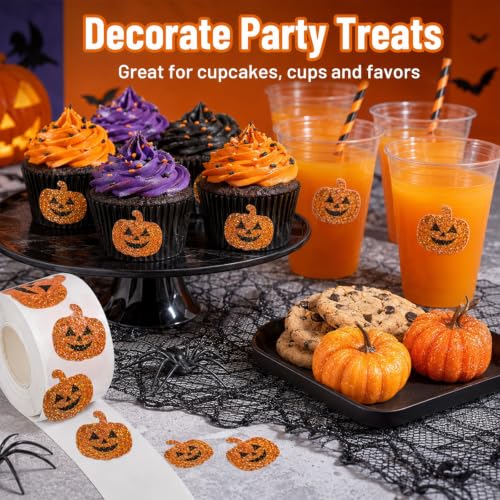 Oeyliz Halloween Pumpkin Stickers Pumpkin Decorating Stickers - image 5