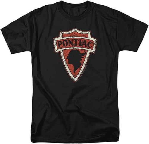 Pontiac Men's Early Arrowhead T-Shirt Black