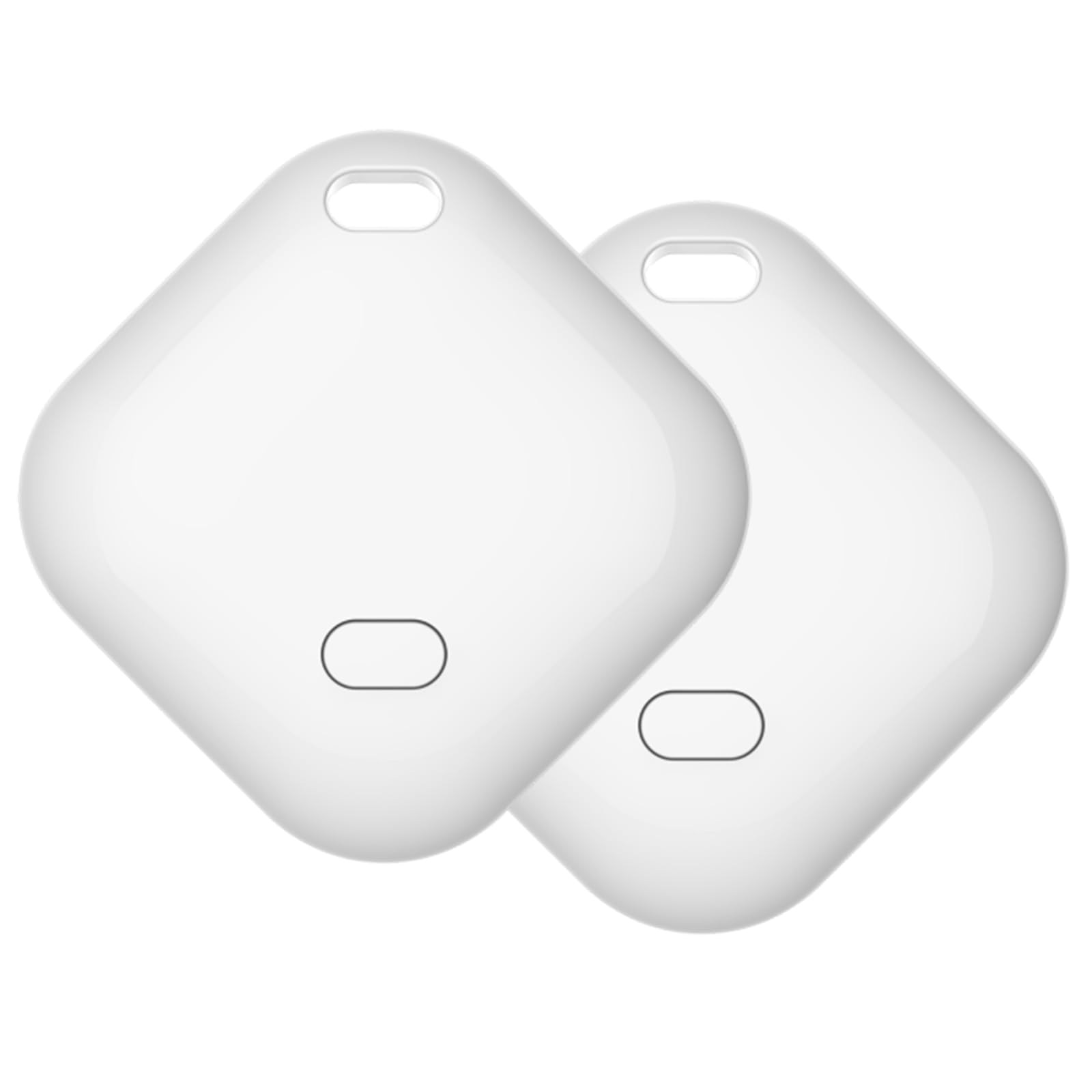 YANLOYZW Key Finder&Tracker, Bag Locator Tag for Keys, Wallets, Bluetooth Tracker Work with Apple Find My (iOS Only), Replaceable CR2032 Batteries, Privacy Protection - 2Pack