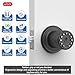 iulock Keypad & Key Smart Door Lock, 50 User Codes, Waterproof, Auto Lock - Matte Black