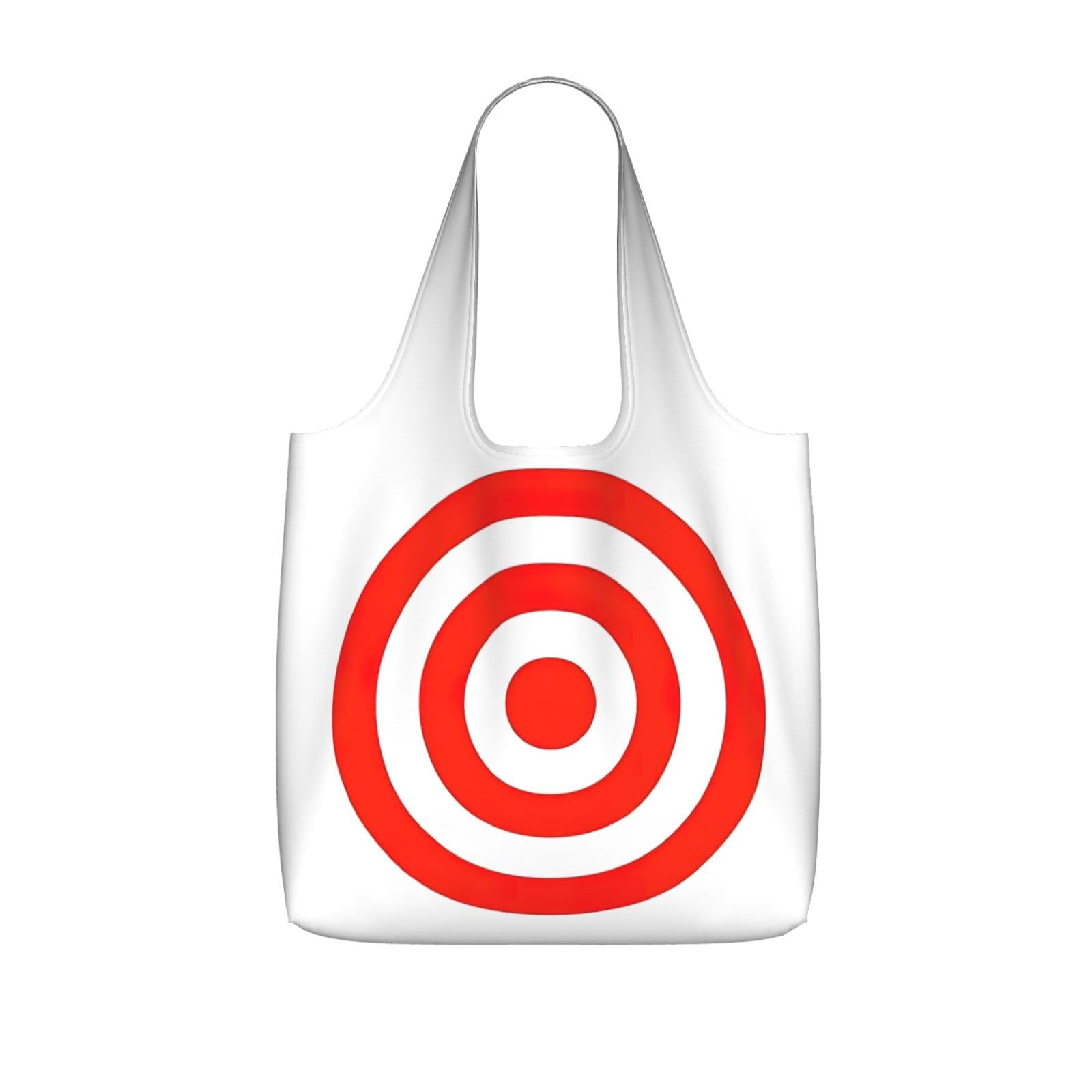 Design Target Print Tote Bag Reusable Shopping Bag 25l Capacity Grocery Bag Handbag For W…