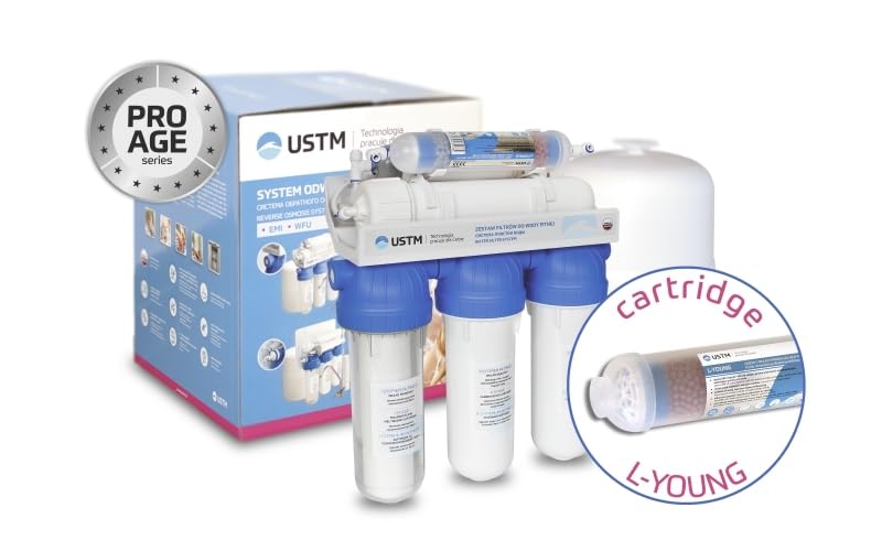 6 Stage Reverse Osmosis Filtration System, With 75GPD Stable Flow, NSF Certified RO Drinking Water Purification, With Nickel Faucet And Tank, Booster Pump, Plus Under Sink Replacement Filters