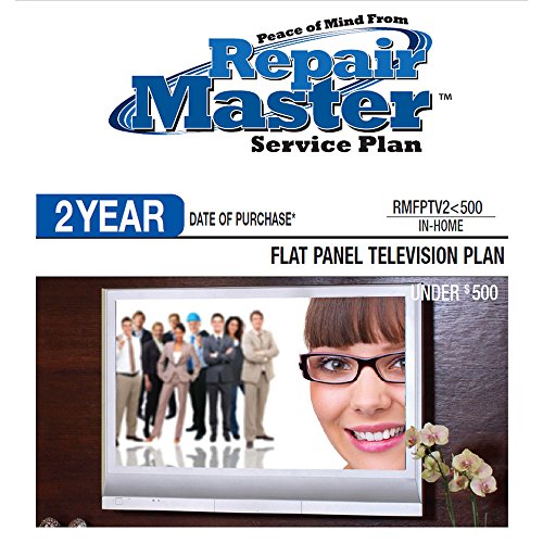 Repair Master 2-Yr Date of Purchase Flat Panel TV Plan - Under $500
