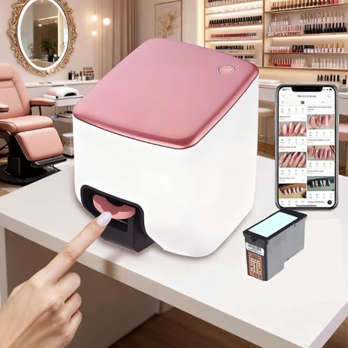 Nail Printer Nail Art Machine,Portable 3D Fingernail Printer Machine...