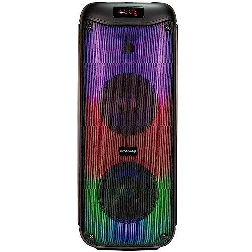 Caixa De Som Ambiente Lumi Tower Led 600W RMS 6,5 Pol Alto-Falante P10 para Microfones Ou Instrumentos Frahm - LT 600