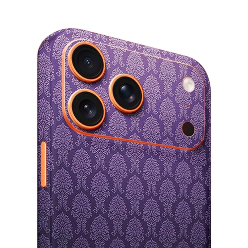 2 Pack of Phone Skins for Apple iPhone 17 Pro Max - Antique Purple| Protective Vinyl Covers | Textured Carbon Fiber Finish | Made in The USA by MightySkins by Vision Signs & Graphics - Used condition - Image 5