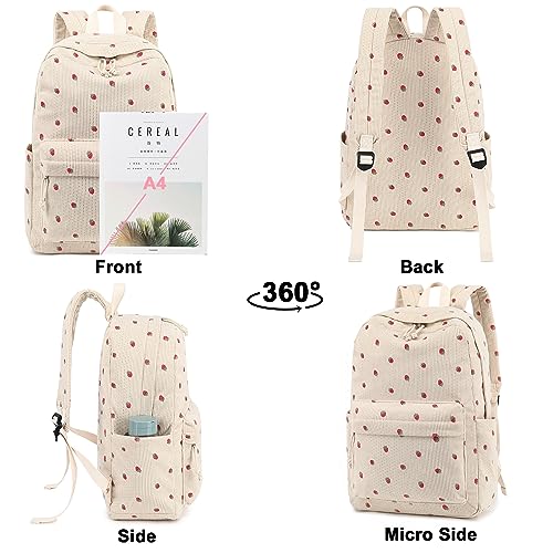 Bluboon E0249 School Backpack For Teen Girls Bookbags Elementary High School Corduroy Laptop Bags Women Travel Daypacks thumb #5