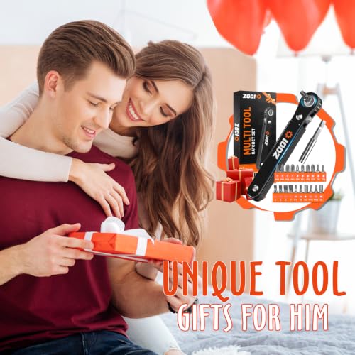 ZOOI 22 In 1 Right Angle Ratcheting Screwdrivers Mens Dad Gifts for Men Dad - image 2
